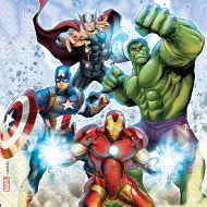 Sada papírových ubrousků Avengers – 2vrstvé, 33x33 cm, 20 ks