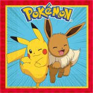 Sada papírových ubrousků Pokémon - 2vrstvé, 33 x 33 cm, 20 ks