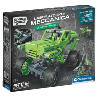 Science &amp; Play: Mechanická dílna - Stavebnice monster trucku - Clementoni