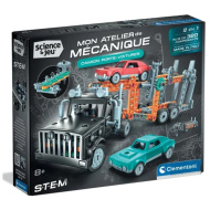 Science &amp; Play: Mechanická dílna - Stavebnice nákladního kamionu - Clementoni
