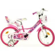 Sfera Fairy růžové kolo ve velikosti 16 - Dino Bikes jízdní kolo