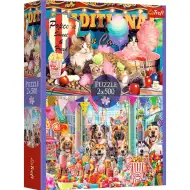 Sladké zvířata 2x500dílné puzzle - Trefl