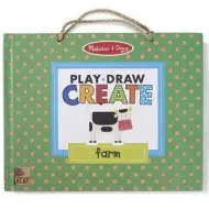 Smazatelná kreslící a magnetická sada farmy - Melissa &amp; Doug