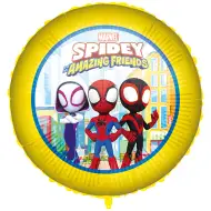 Spidey kulatý fóliový balónek 46 cm