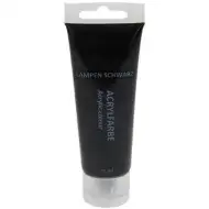 Spirit: Černá akrylová barva 75ml