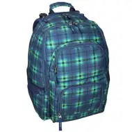 Spirit: E-Bag modrý zaoblený školní batoh, batoh 46x34x22cm