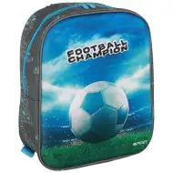 Spirit: Football Champion fotbalový 3D batoh pro školku s oblými rohy 30x25x12cm