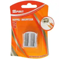 Spirit: Hrotítko na tužky z hliníku s dvěma otvory, balení 1 kus