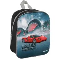 Spirit: Speed Monster červený sportovní vůz 3D motiv školkový zaoblený batoh 30x25x12cm
