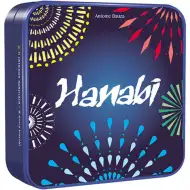 Společenská hra Hanabi v kovové krabičce