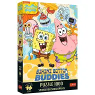 SpongeBob v kalhotách Nejlepší přátelé z Bikini Bottom 1000dílné prémiové plus kvalitní puzzle - Trefl