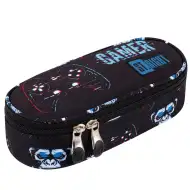 St.Right: Blue Gamer černo-modrý oválný penál 23 cm