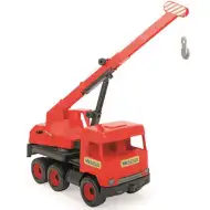 Střední nákladní auto: Červený jeřáb auto 43cm - Wader