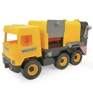 Střední nákladní auto: Popelářské auto 43cm žluté - Wader