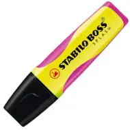 Stabilo: BOSS SPLASH textový zvýrazňovač 2-5mm v žluté barvě