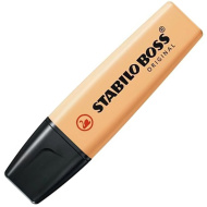 Stabilo: BOSS zvýrazňovač pastelově oranžový 2–5 mm