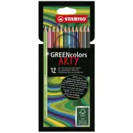 Stabilo: GREENcolors ARTY barevné tužky, sada 12 kusů
