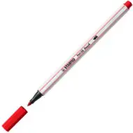Stabilo: Pen 68 brush štětcový fix karmínově červený