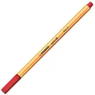 Stabilo: Point 88 fixka 0,4mm v červené barvě