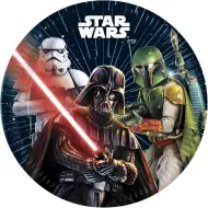 Star Wars 8dílná sada papírových talířů 23cm