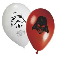 Star Wars balónky o velikosti 28 cm v sadě po 8 ks.
