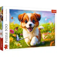 Šťastné štěně 500dílné puzzle - Trefl