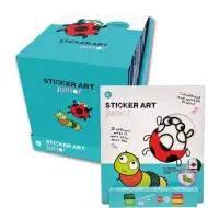 Sticker Art: Beruška a housenka – sada omalovánek samolepek – Comansi