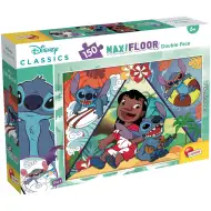 Stitch 2 v 1 150dílné maxi puzzle a omalovánka 70x50 cm – Lisciani