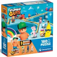 Stumble Guys Cesta k vítězství 180dílné super puzzle - Clementoni