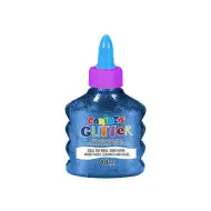 Třpytivé tekuté lepidlo Spark modré barvy 88ml - Carioca