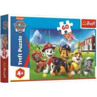 Tlapka patrola: Tým v zahradě 60 dílků puzzle - Trefl