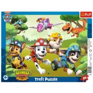 Tlapková patrola 24dílné puzzle s rámečkem - Trefl
