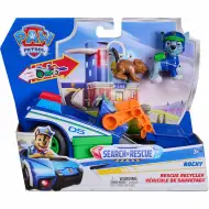 Tlapková patrola: Search &amp; Rescue autíčko Rockyho s figurkou - Spin Master
