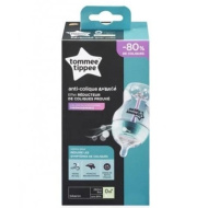 Tommee Tippee: Pokročilá protikoliková tyrkysová kojenecká láhev 260 ml (od 0 měsíců)