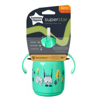 Tommee Tippee: Superstar zelený tréninkový hrnek se slámkou 300 ml