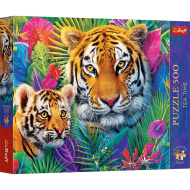 Tygři v džungli 500dílné prémiové plus puzzle - Trefl