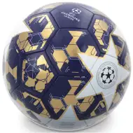 UEFA Liga mistrů modro-zlatý fotbalový míč velikosti 5 - Mondo Toys
