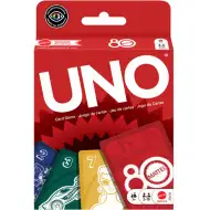 UNO karty 80leté rubínově červené vydání