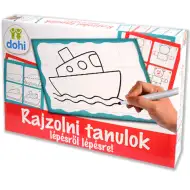 Učím se kreslit krok za krokem s balíčkem tužek.