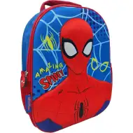 Úžasný 3D zaoblený školní batoh Spider-Man, 26x10x32 cm