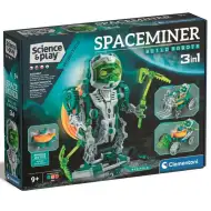 Věda &amp; Hra: 3 v 1 sestavitelný vesmírný těžební robot - Clementoni