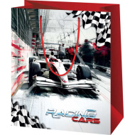 Velká dárková taška s motivem Formule 1 26×13×33 cm