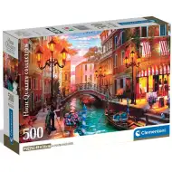Západ slunce v Benátkách 500dílné HQC kompaktní puzzle - Clementoni