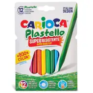 Živě barevné kulaté voskovky 12 ks