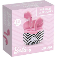 Barbie Bezdrátová růžová Bluetooth sluchátka - Lisciani