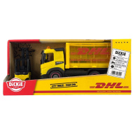 DHL nákladní vůz Volvo s vysokozdvižným vozíkem - Dickie Toys