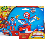 Marvel Iron Man a úžasní přátelé – Kapitán Amerika a vozidlo Super Bike – Hasbro