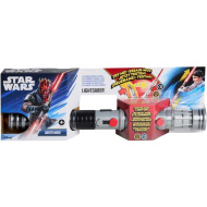 Star Wars dvojitý světelný meč: otevírací elektronický světelný meč Darth Maul - Hasbro