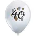 "40" let balónků s potiskem, 6 ks sady