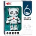 11, robotický panda kamarád se světlem a zvukem, kovovým tělem